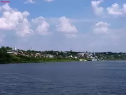 Вид на Касимов с реки Ока
