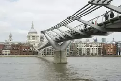 Достопримечательности Лондона: мост Миллениум