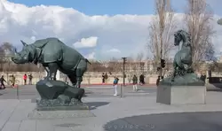 Скульптуры животных известного скульптора Пьер Луи Руияра (Pierre Louis Rouillard)