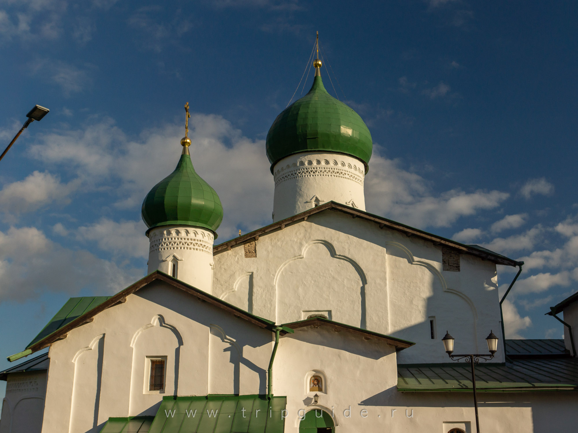 Псков, купола Богоявленской церкви