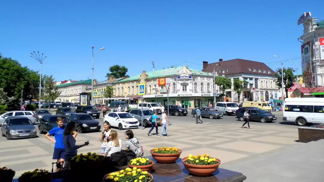 Перекресток улиц Московская и Бакунина в Пензе