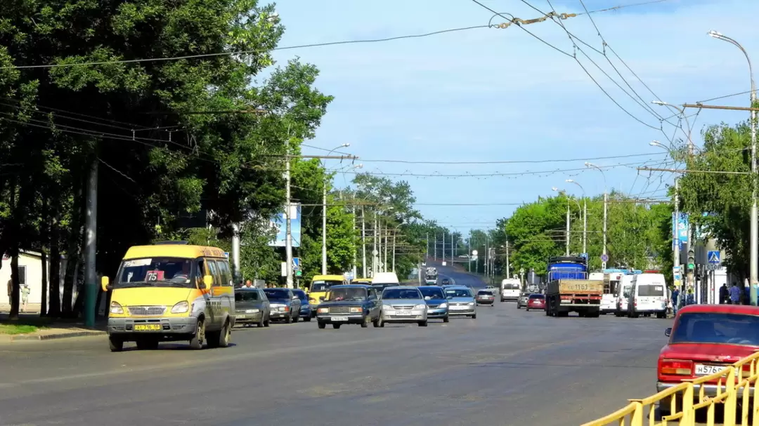 Улица Луначарского в Пензе