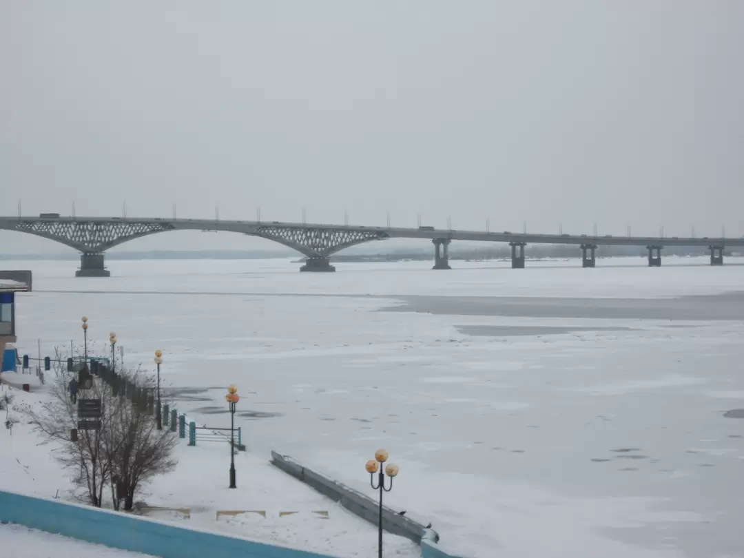 Саратов, зима на Волге