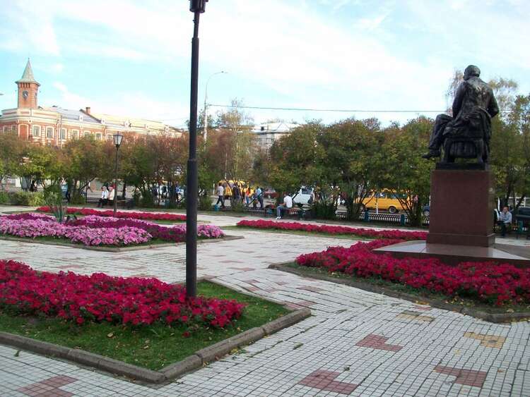 Сквер гончарова ульяновск фото