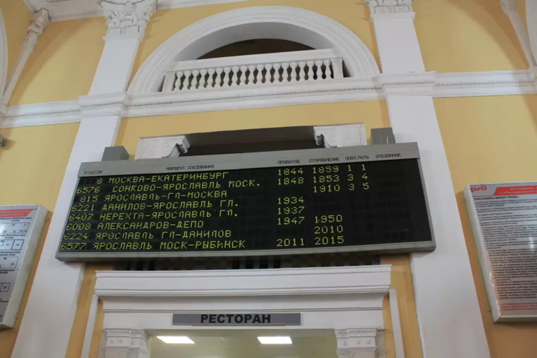 Часы на ярославском вокзале