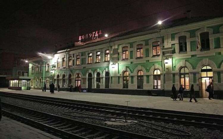 Вологда вокзал ночью