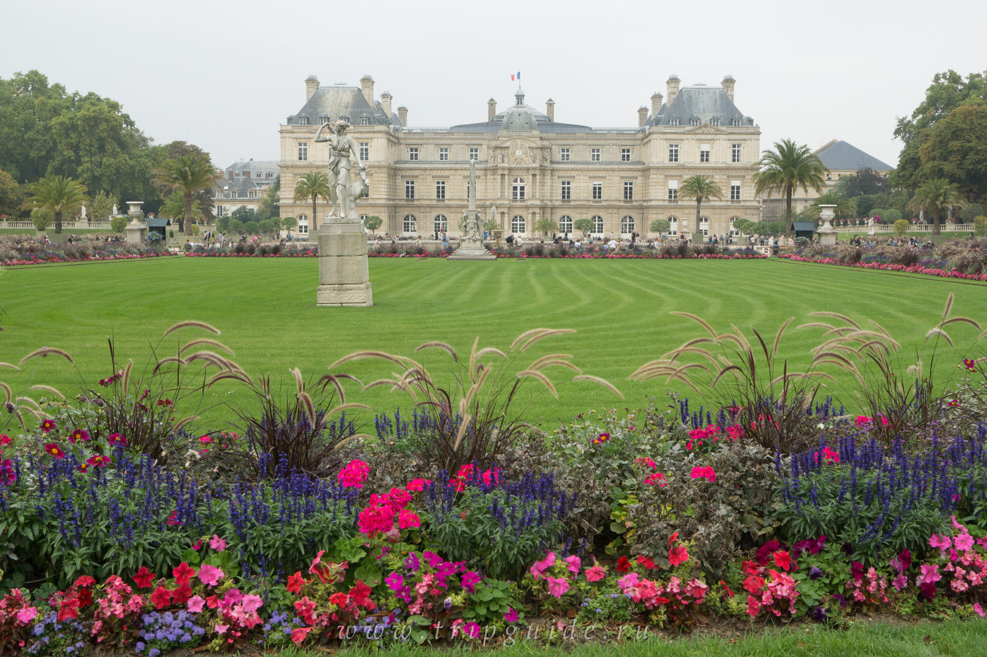 Достопримечательности Франции Люксембургский сад