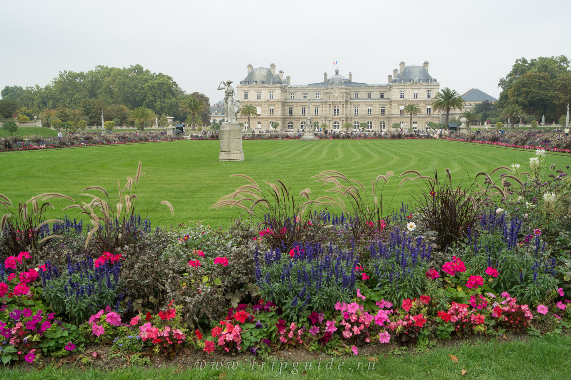 люксембургский сад в париже