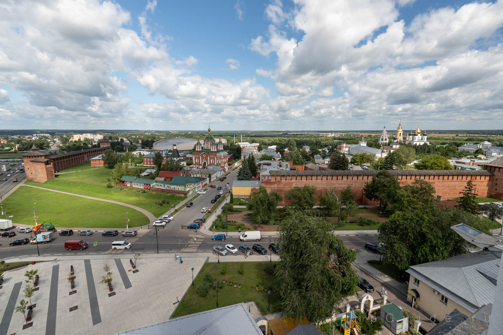 Панорама Коломенского кремля