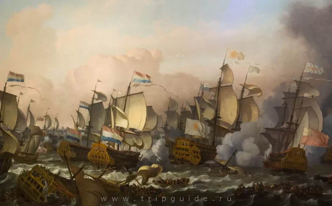 Сражение при Барфлёре 19 мая 1692 г., Людольф Бакхёйзен / «The Battle of Barfleur» Backhuysen Ludolf Сражение при Барфлёре 19 мая 1692 г., Людольф Бакхёйзен / «The Battle of Barfleur» Backhuysen Ludolf
