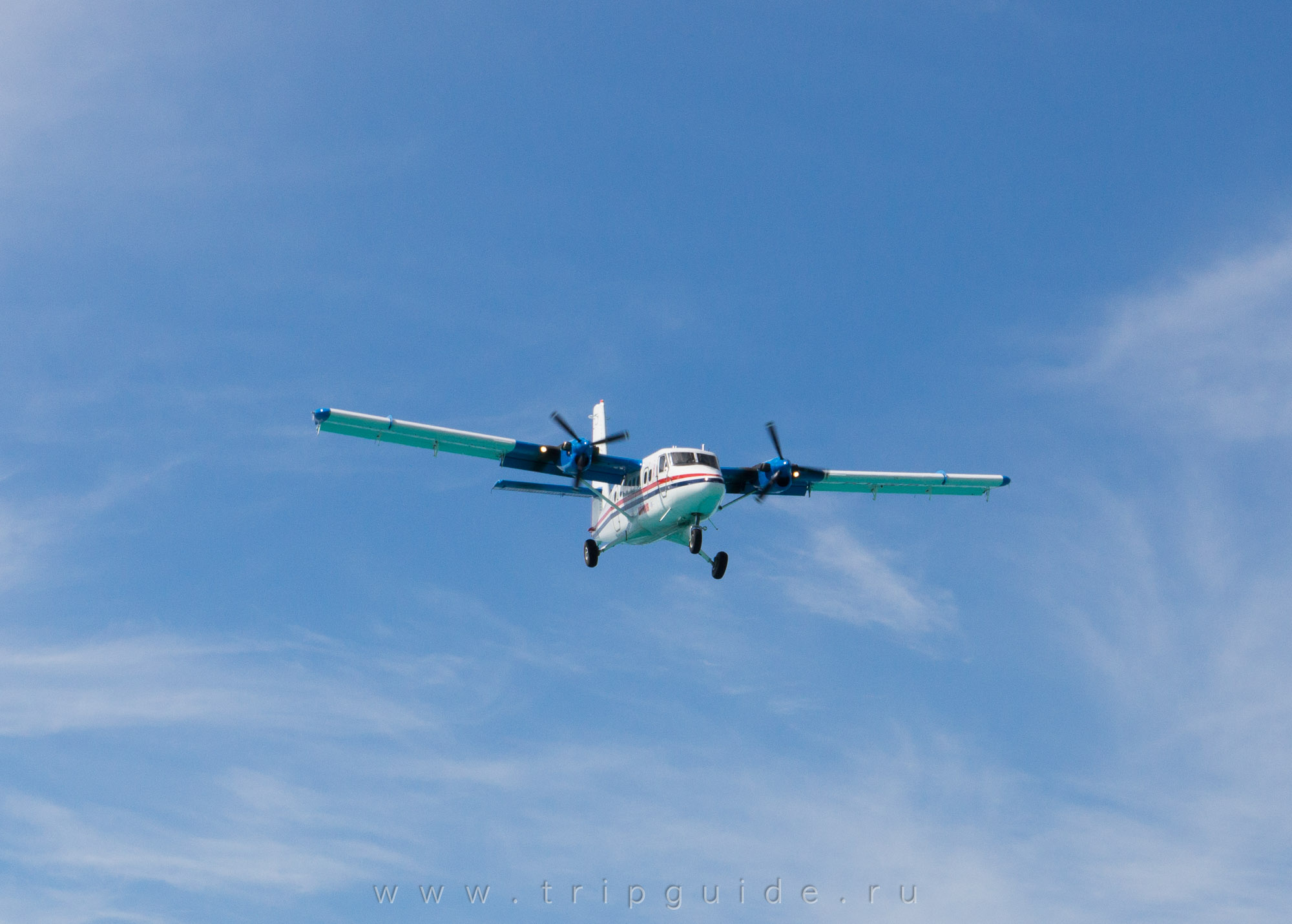 Самолет De Havilland DHC-6-300 Twin Otter авиакомпании WinAir, бортовой номер PJ-WIP