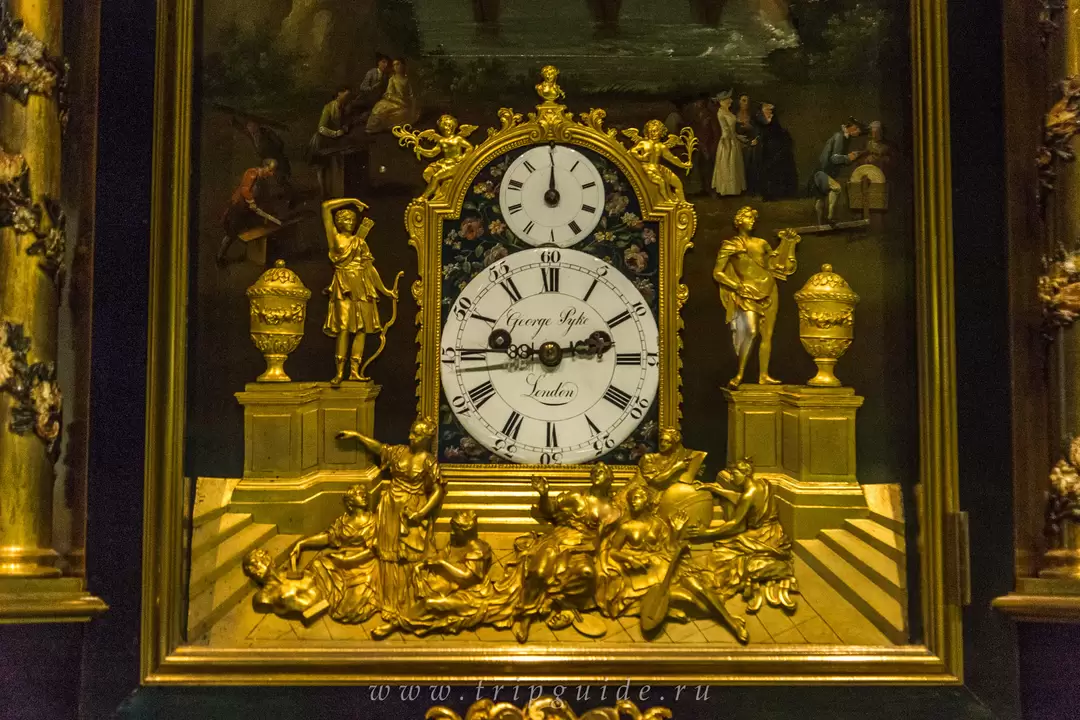 Музыкальные часы, около 1760, Джорж Пайк (George Pyke) Музыкальные часы, около 1760, Джорж Пайк (George Pyke)