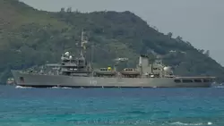 Гидрографическое судно «Darshak» ВМС Индии на Сейшелах