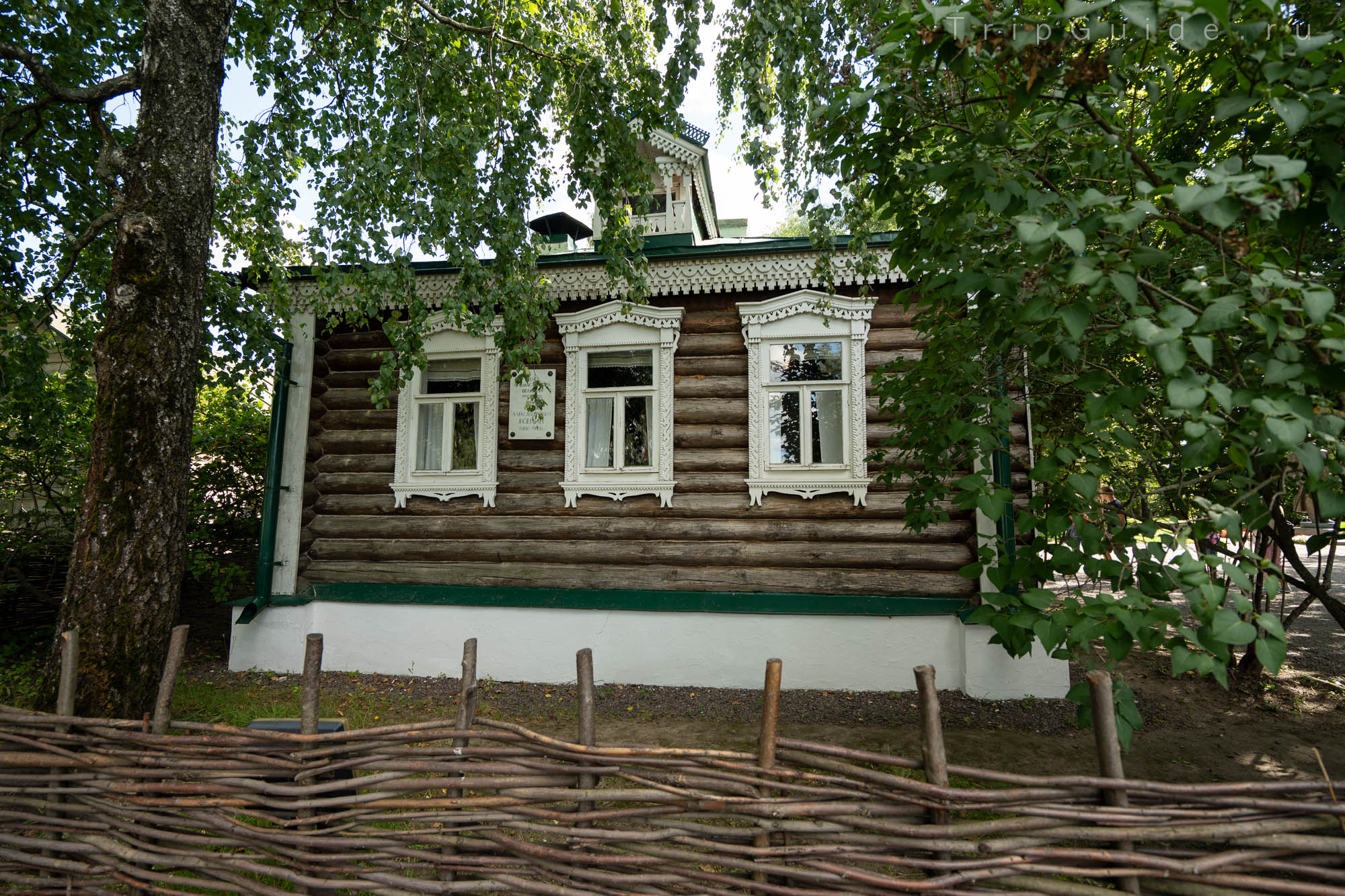 Дом, где родился Сергей Есенин