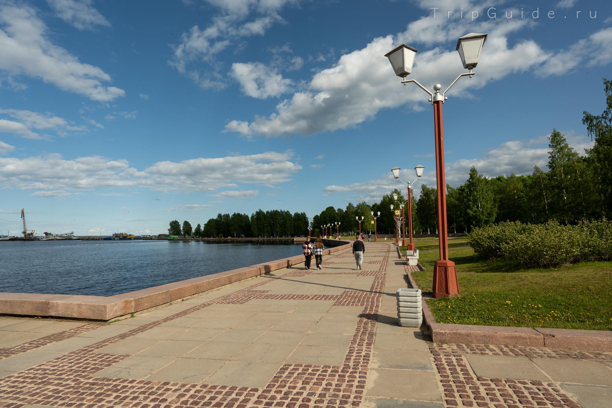 Набережная в Петрозаводске – приятное место для прогулок Набережная в Петрозаводске – приятное место для прогулок