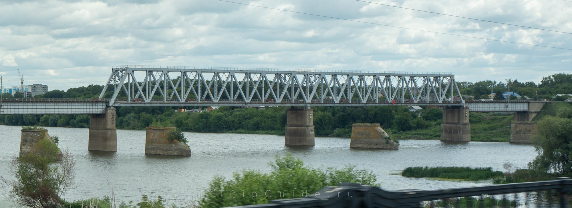 Железнодорожный мост через Оку в Коломне