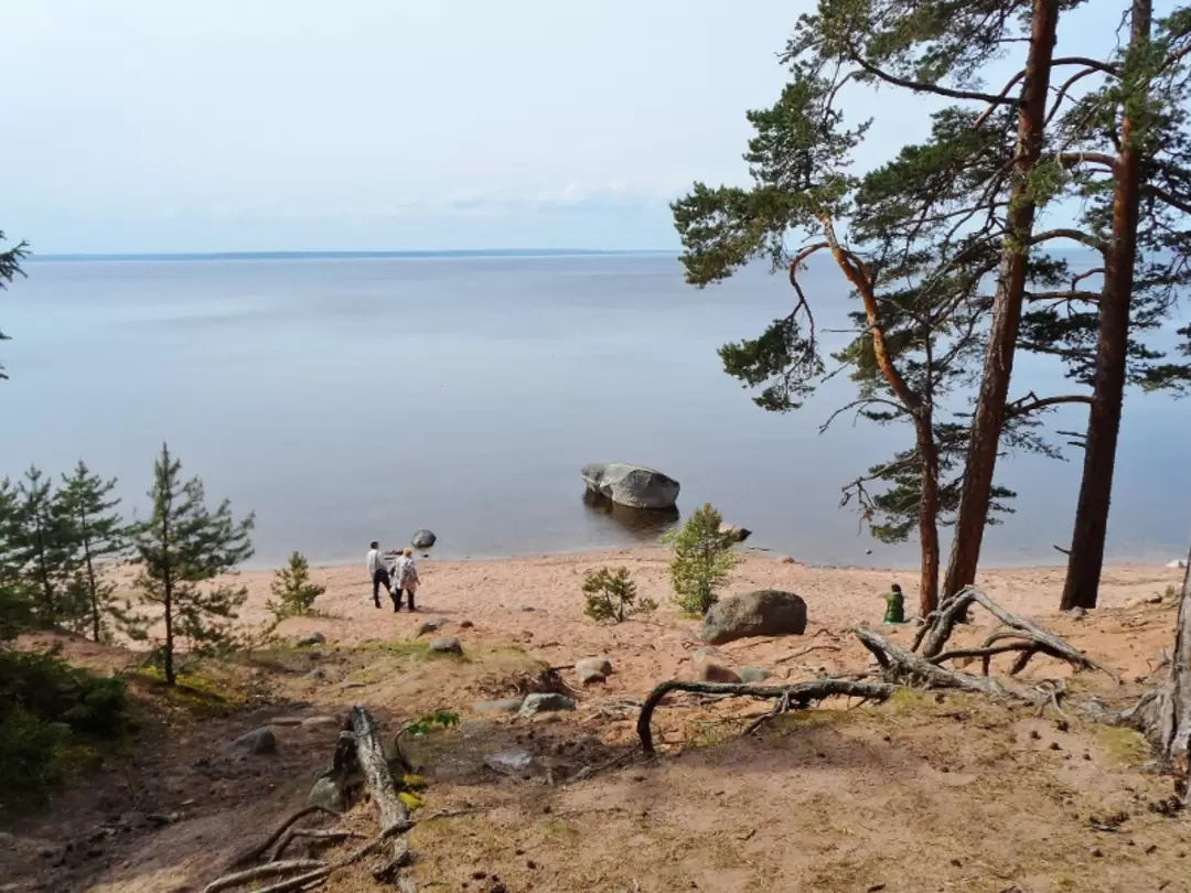 Коневец, берег Ладоги