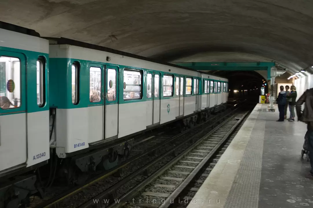 Вагоны метро в Париже Вагоны метро в Париже